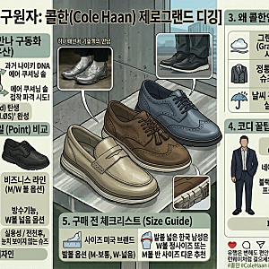 구동화의 시조새, 콜한(Cole Haan) 제로그랜드 로퍼 - 직장인을 위한 오피셜 하이브리드!