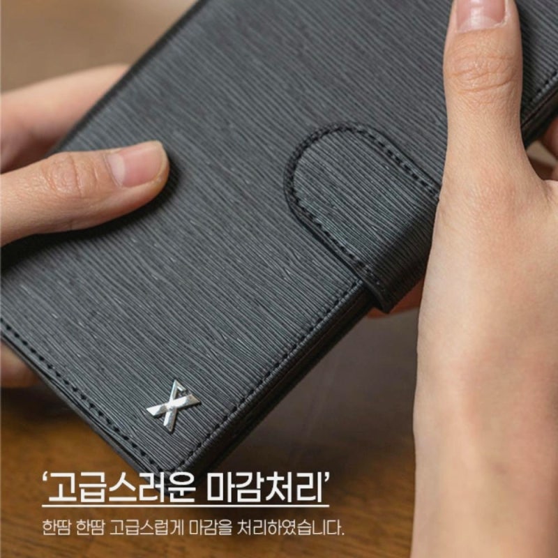 엡피 다이어리 가죽 카드 지갑 케이스 네이비, 갤럭시 버디2 -A23 필수템 리뷰!