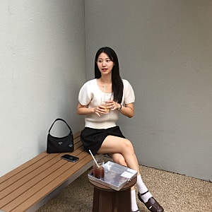 30대여성쇼핑몰 온니유데이 아이보리 반팔 니트 가디건 출근룩 데일리룩 후기
