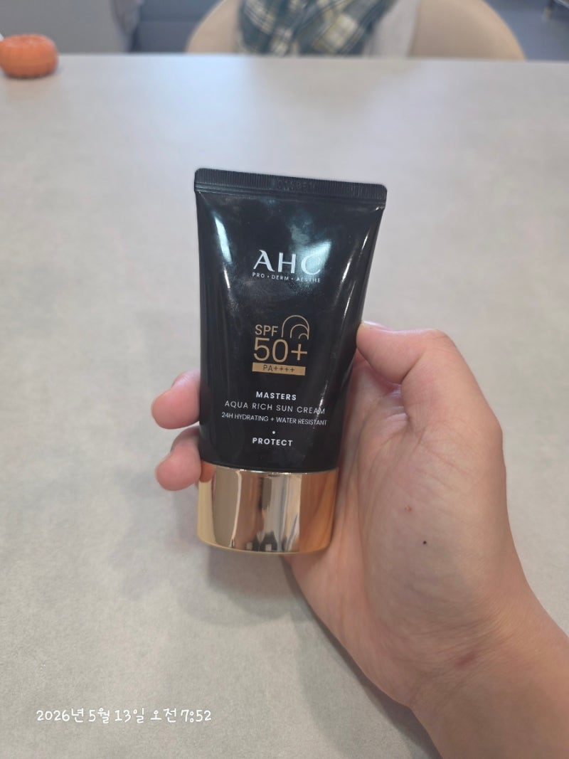 A.H.C 마스터즈 아쿠아 리치선크림 리뷰후기 남성 선크림 추천 과 화잘먹선크림템