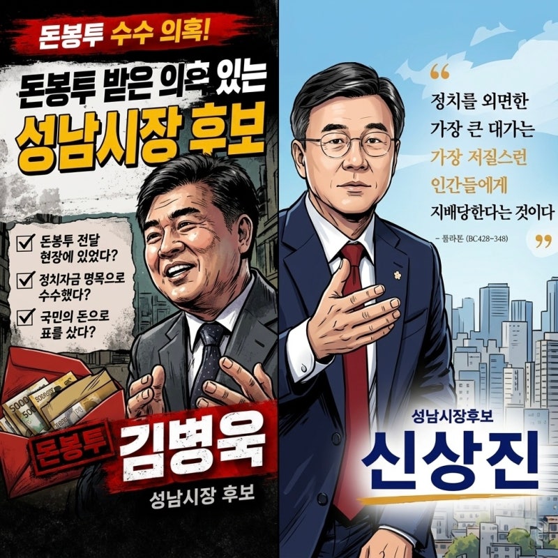 법정에 뜬 민주당 돈봉투 의혹 21명 명단과 김병욱 후보 실명 확인… 성남시장 후보의 도덕성....