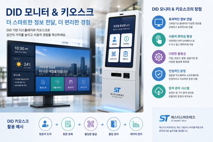  [정보 공유] DID 기반 터치 모니터 & 키오스크의 미래