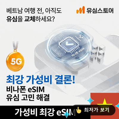 베트남이심 비나폰, 아직도 유심 갈아끼우세요? 가성비 끝판왕 결론 내드립니다