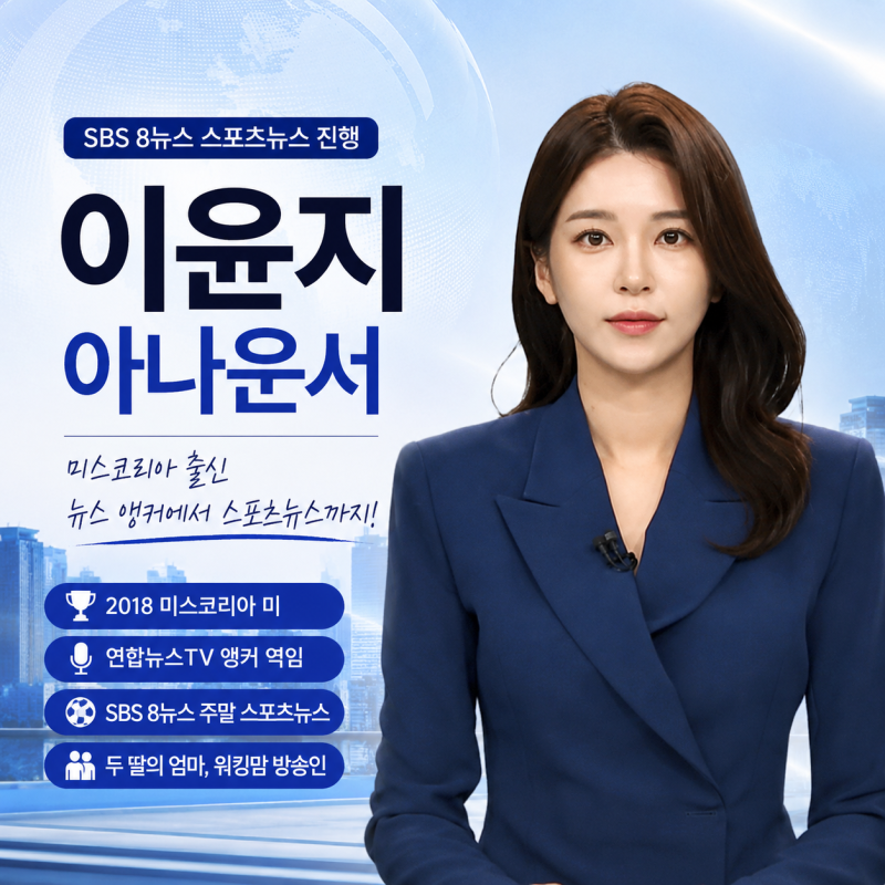 미스코리아에서 SBS 간판 스포츠 앵커까지! 방송인 이윤지 프로필·경력 총정리
