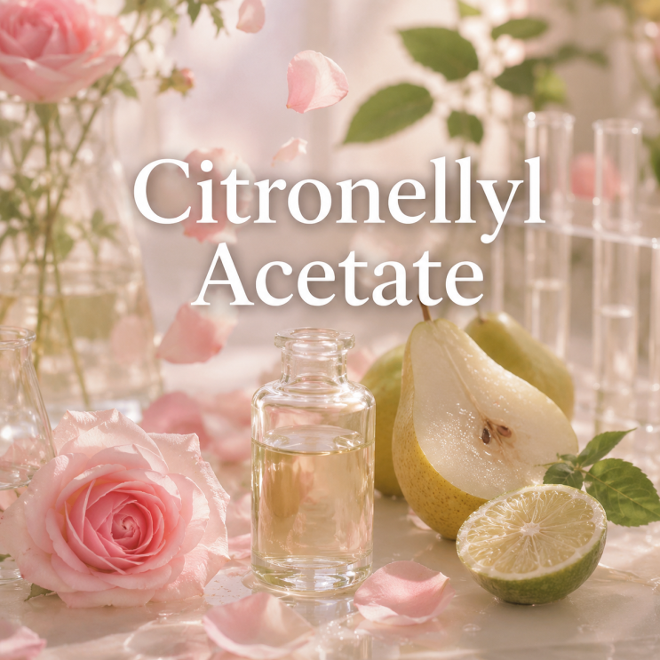 Citronellyl Acetate / 장미에 과즙과 바람을 입히는 에스테르