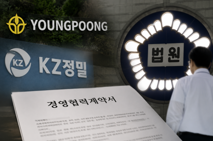 KZ정밀 "<b>영풍</b> 고문, '경영협력계약서 제출 명령' 재항고" 유감... <b>영풍</b>....