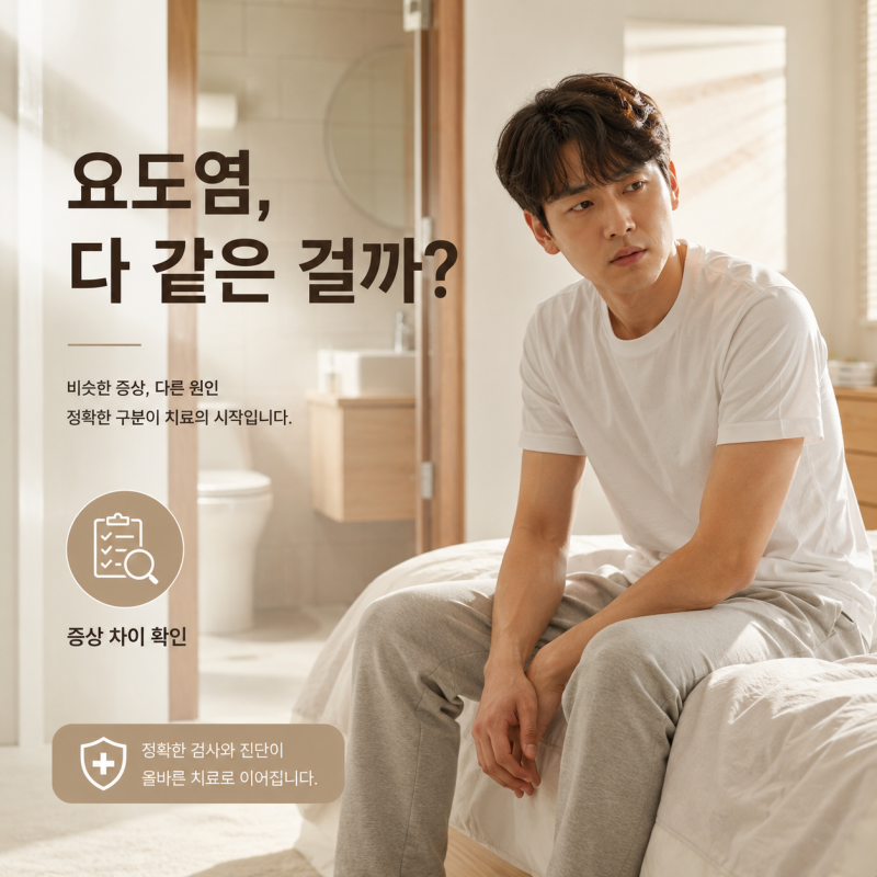 임균성요도염 vs 비임균성요도염 차이, 뭐가 다를까요?