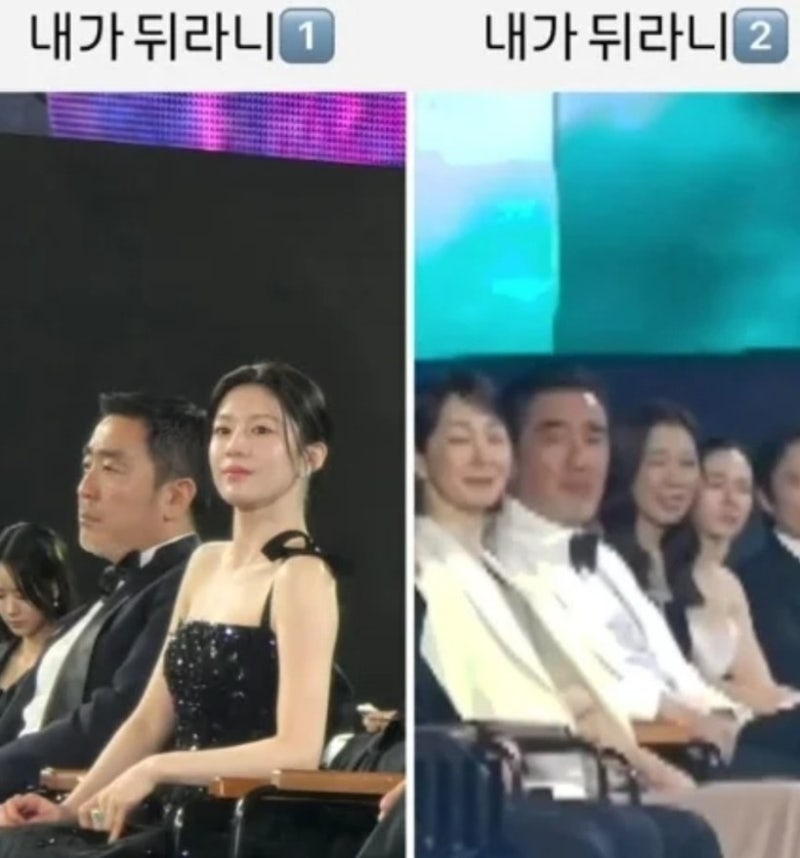 류승룡, 고윤정 뒤에 앉았다가 ‘원근법 파괴’…백상 대상 배우의 셀프 디스까지 웃음 터졌....