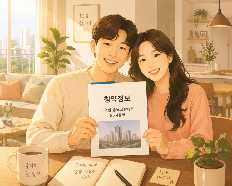  더샵 송도그란테르 G5-4블록 청약 완벽 정리｜일정·분양가·특별공급 한눈에