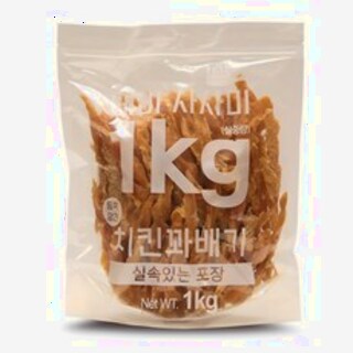  간식애진심 강아지 육포 오리고구마 치킨꽈배기 1kg - 건강한 수제 펫간식 권장