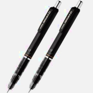  델가드 샤프 블랙 0.5mm 2개 - 필기감 살린 내구성 강한 수제 샤프