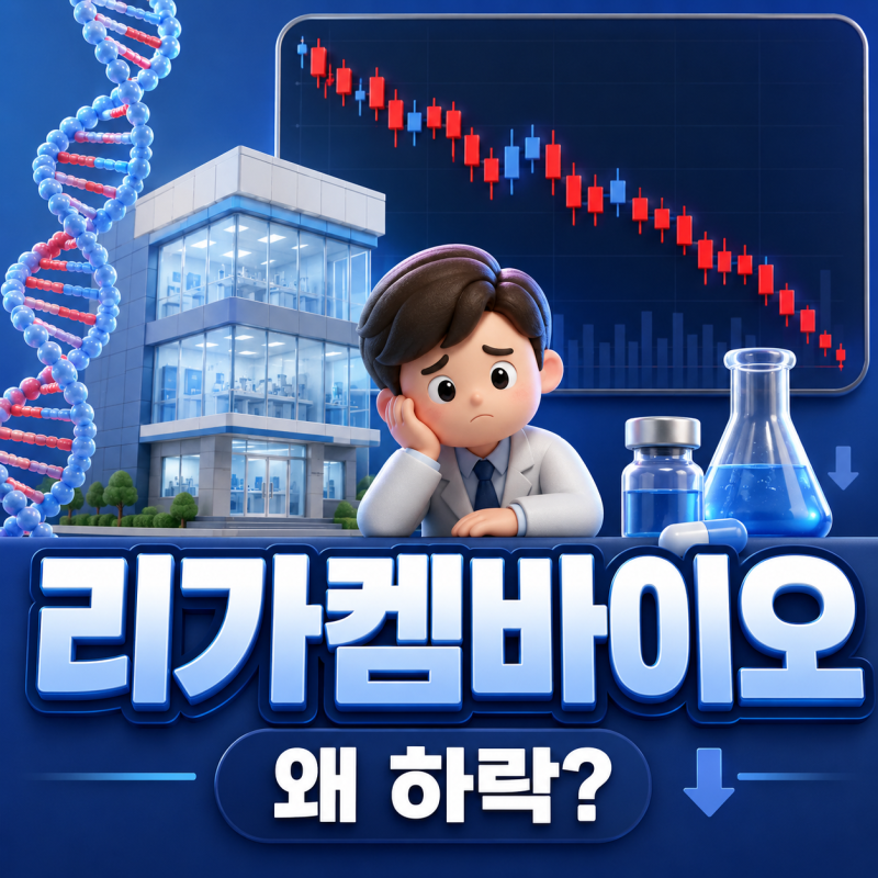 리가켐바이오 왜 하락할까? 분석정리