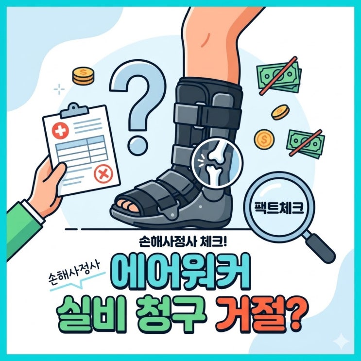 발목 골절 '에어워커' 샀는데 실비 청구 안 된다고요? 손해사정사 팩트체크
