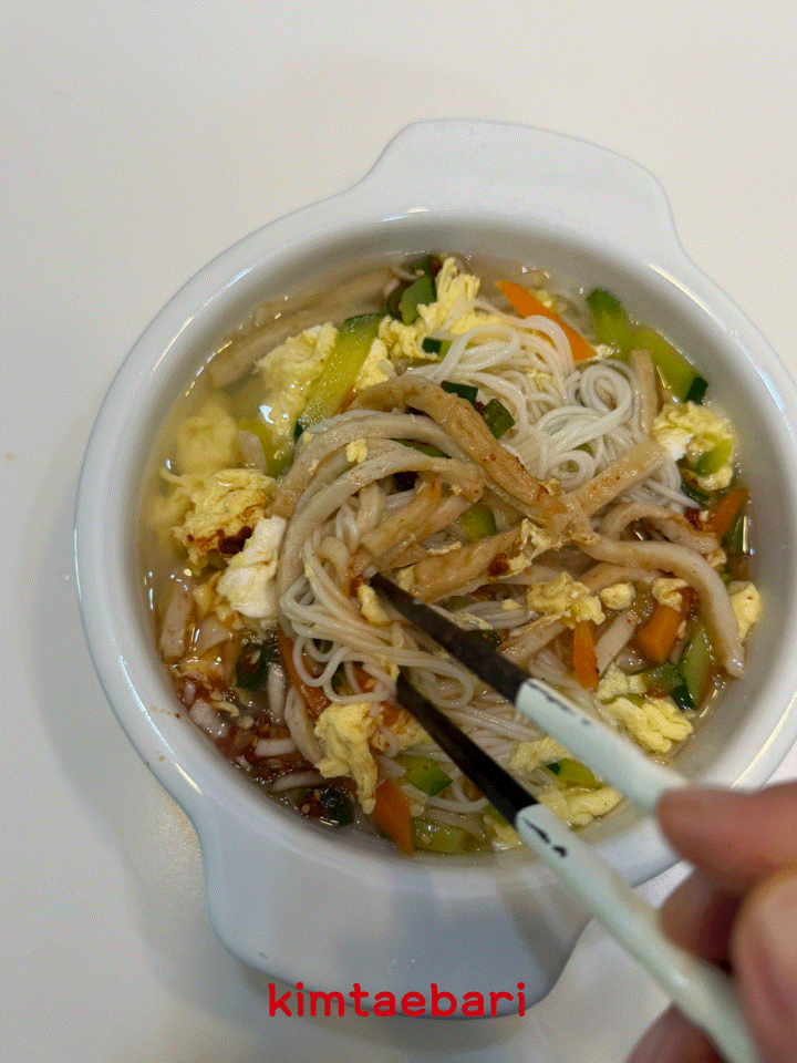 간단 잔치국수 만들기 코인육수 잔치국수 레시피