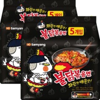  불닭볶음면 140g 10개 - 매운맛 끝판왕 즉석 컵라면