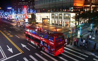  타이베이 야경 & 로맨틱 2층 버스 투어 - 별빛 아래 특별한 거리 여행