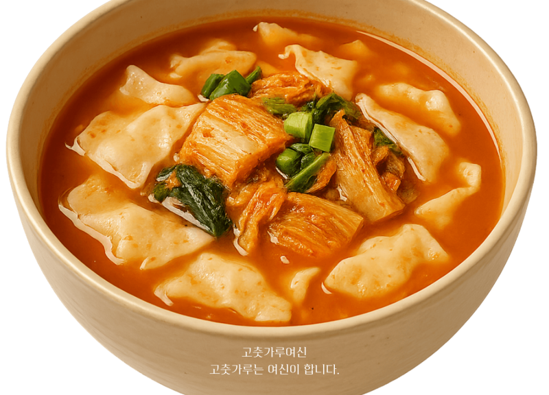 고추장 수제비 레시피 고춧가루 맛있고 간편한 레시피