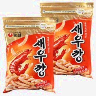  새우깡 400g 2개 - 바삭한 중량 대용량 파우치