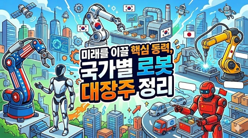 글로벌 로봇 대장주 관련주 총정리! 미국 한국 일본 중국 핵심 기업 분석
