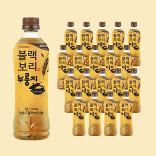  블랙보리 누룽지520ML - 구수한 제로칼로리 음료 20개입