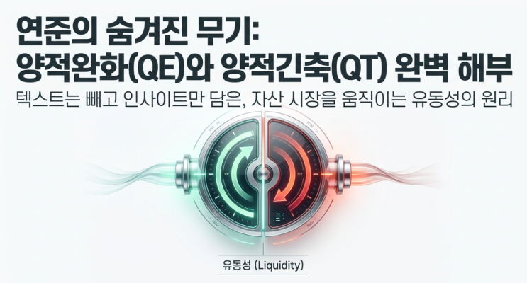  양적완화(QE)와 양적긴축(QT) 완벽 해부, 연준의 유동성 무기가 자산 시장을 움직이는 원리