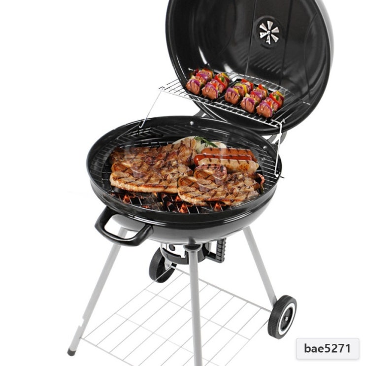  꾸버스 애플 57 프리미엄 BBQ 그릴 훈제 직화 숯불 캠핑 펜션 대형 화로대