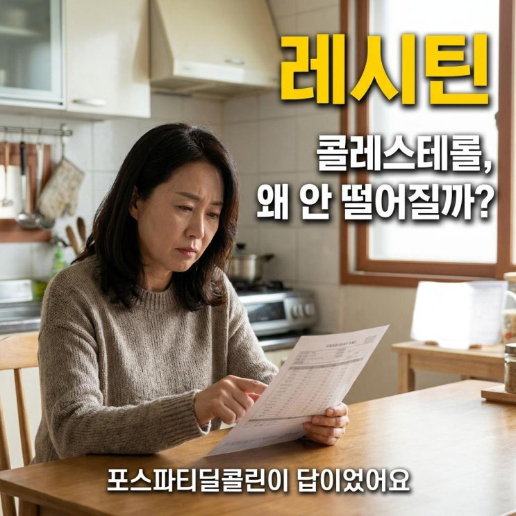  레시틴 콜레스테롤 진짜 효과 있을까요? 