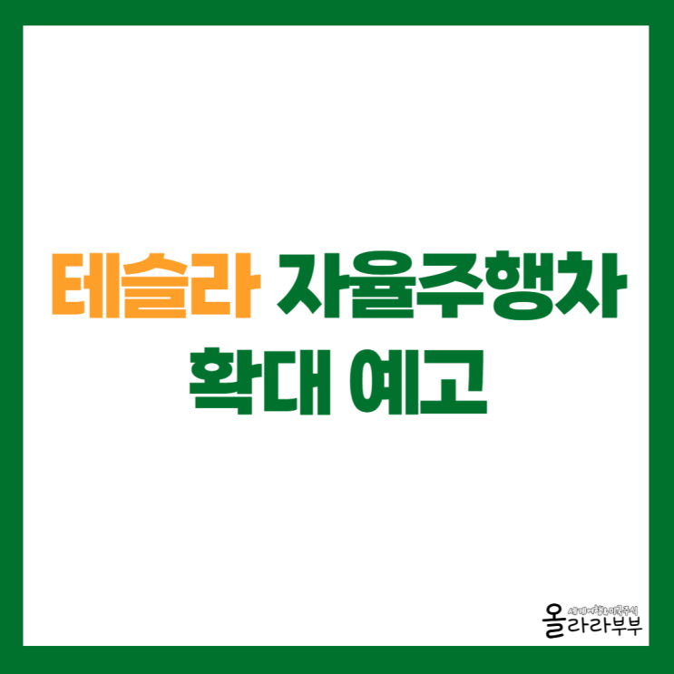  테슬라 일론 머스크 자율주행차 확대 예고, 스페이스X는?