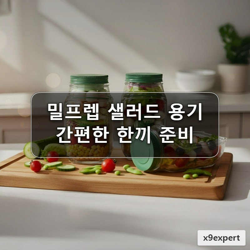 프리파라 밀프렙 샐러드팟 솔직 후기
