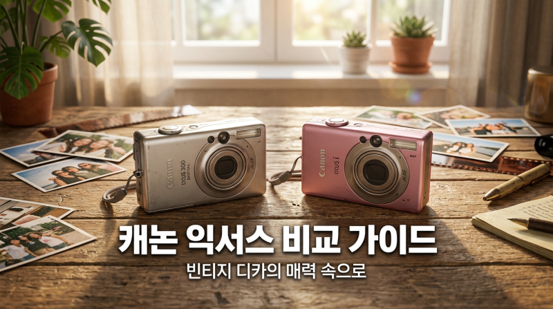 캐논 익서스 70 vs 105 vs 110 비교, 나에게 맞는 빈티지 디카는?
