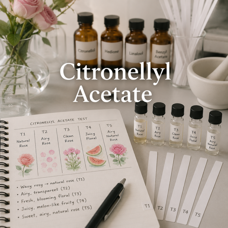 오늘의 향료: Citronellyl Acetate를 해체해보다