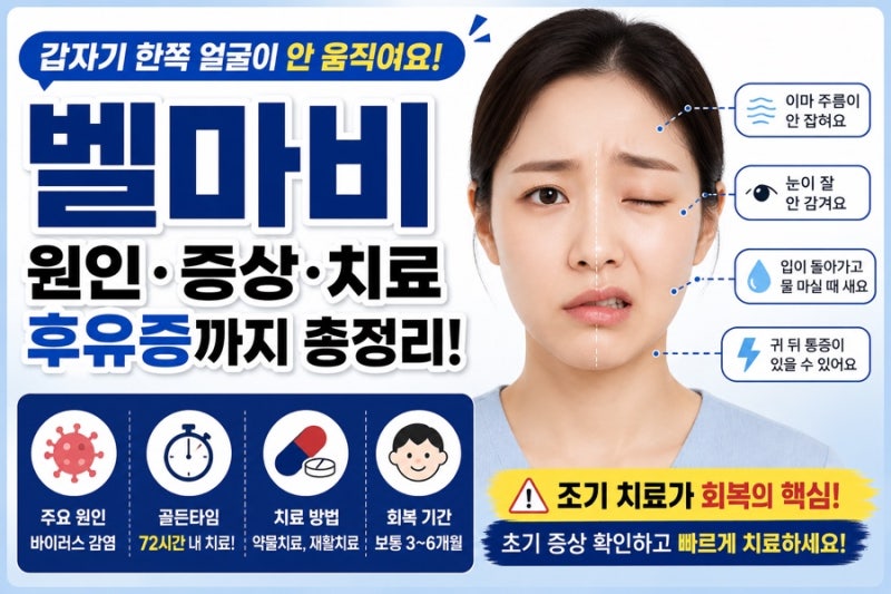 “갑자기 얼굴이 안 움직인다면?”