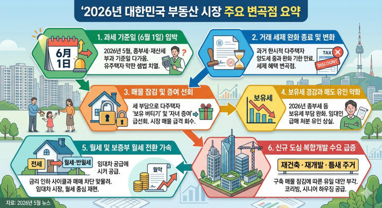  "기다리면 이긴다" 보유세 완화가 불러온 매물 잠김의 역설, 하반기 집값 폭등 시나리오