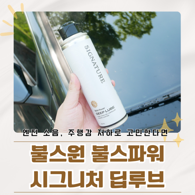 불스원 불스파워 시그니처 딥루브 엔진오일첨가제 후기, 장거리 주행 안정감이 달라졌어요