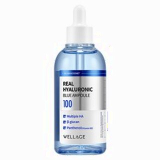  웰라쥬 리얼 히알루로닉 블루 앰플 100ml - 촉촉한 피부 속부터 채우는 고보습 앰플