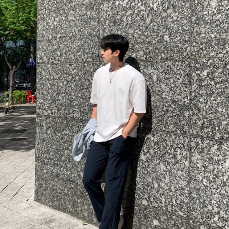  수퍼스트레치 남자팬츠 탑텐 여름옷 운동복으로도 좋은 남성바지 코디