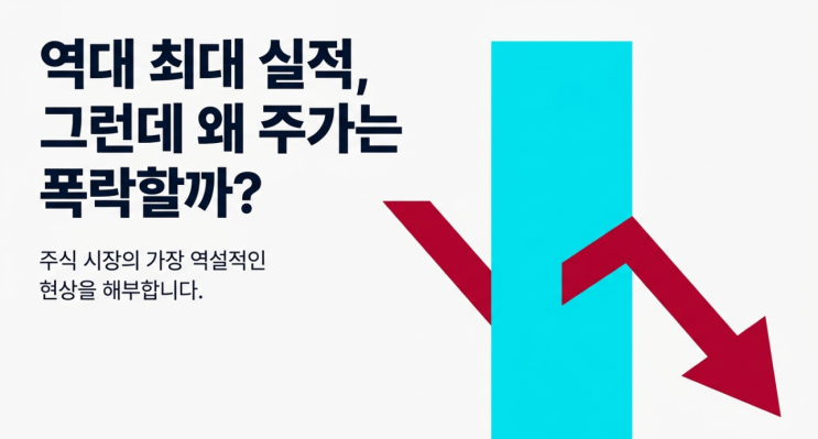  실적 발표 때 주가가 요동치는 이유, 좋은 실적에도 주가가 떨어지는 역설까지 완전 해부