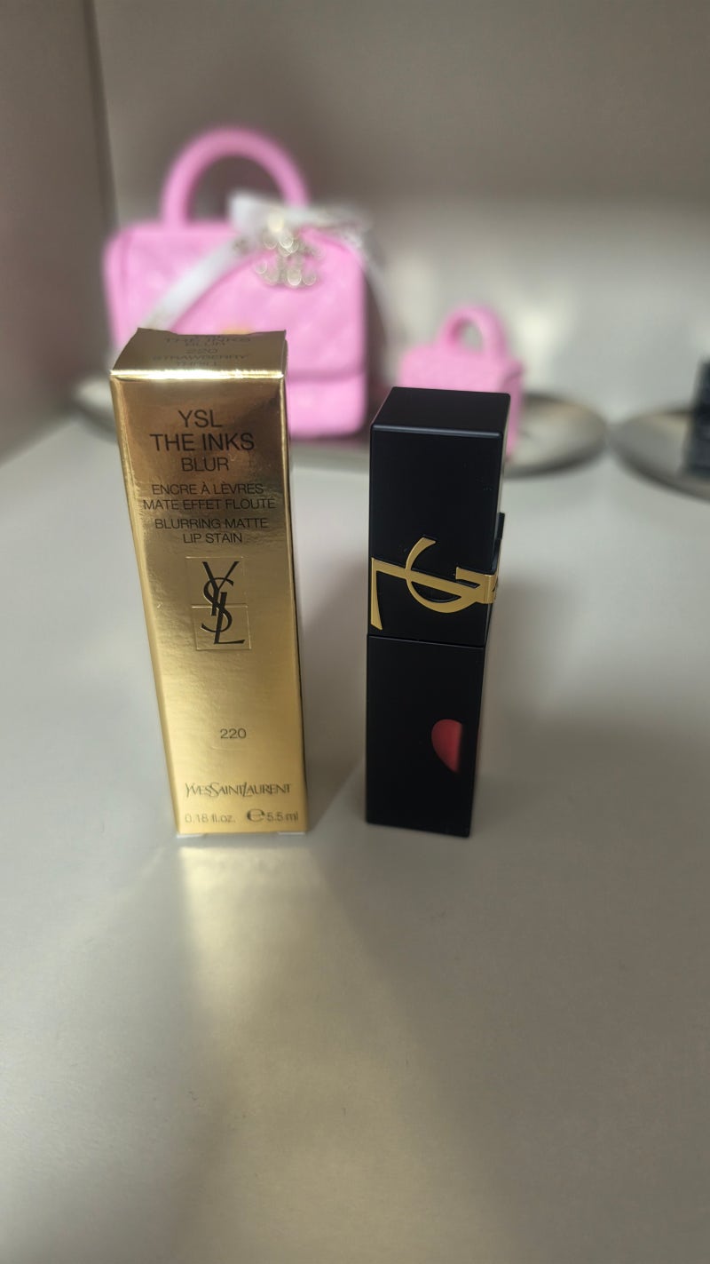 YSL 잉크 블러 틴트 후기｜입생로랑 로제 틴트 220 스트로베리 쓰릴 발색 장단점 후기