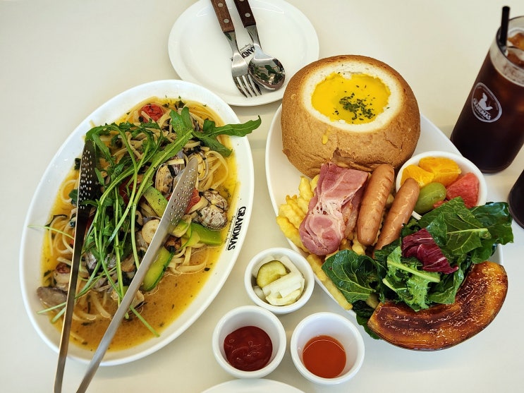  다산 브런치 카페 추천, 파스타 맛까지 완벽했던 그랜마스