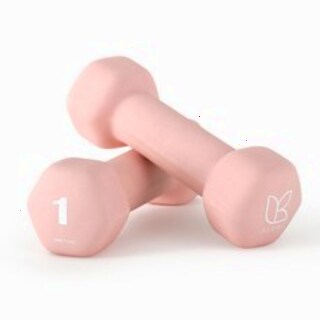  아리프 네오프렌 선인장 아령 1kg 2p - 부드러운 그립 감성 홈트