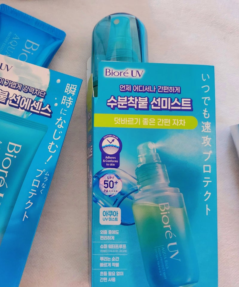 비오레 UV 아쿠아 리치 아쿠아 프로텍트 미스트 60ml 올리브영