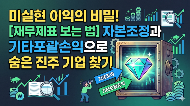 [재무제표 보는 법] <b>미실현 이익</b>의 비밀! 자본조정과... 