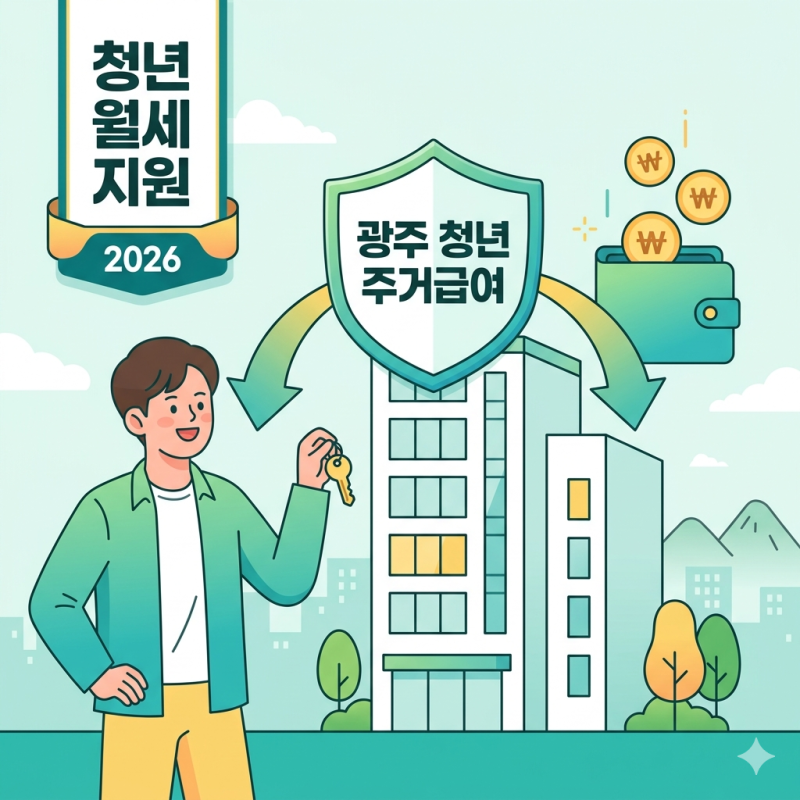 2026 광주 청년 주거급여 분리지급 신청 자격 조건 및 매달 월세 지원금 받는 법 총정리
