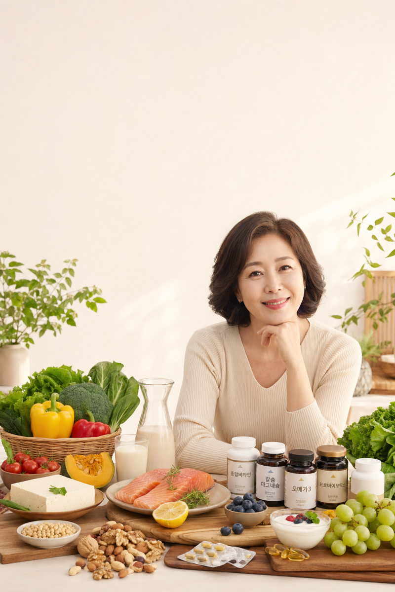 이걸로 갱년기 극복 - 갱년기 영양제·음식·관리법, 뭐부터 해야 할까?
