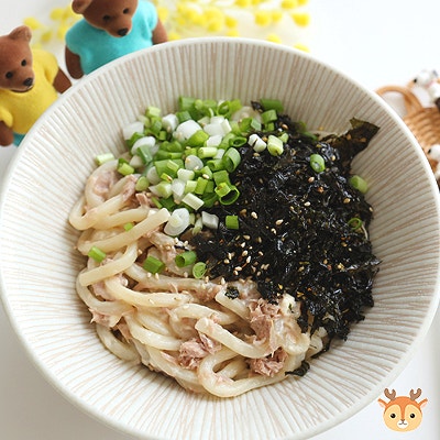 쯔유 없이 만드는 성시경 참치비빔우동 레시피 혼밥 메뉴 한그릇 캔참치요리