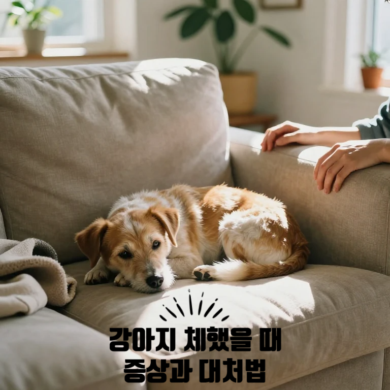 강아지 체했을 때 증상 총정리｜구토·설사·소화불량 대처법