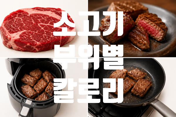 다이어트 소고기 부위별 칼로리