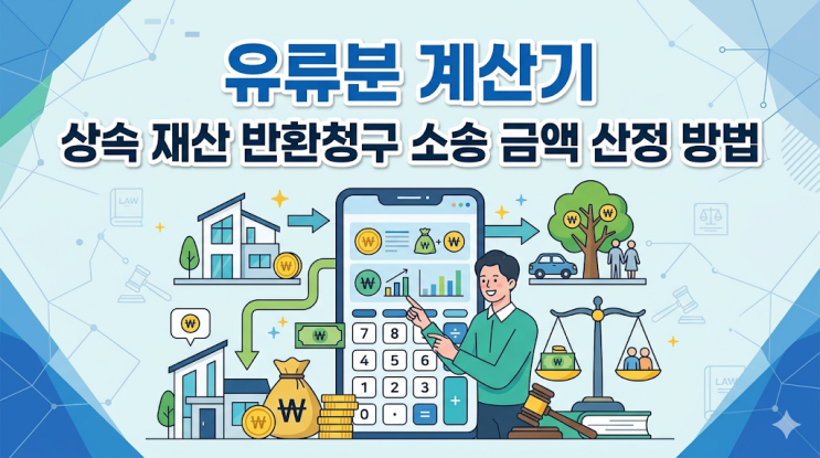  유류분 계산기로 상속 재산 반환청구 소송 금액 산정 방법