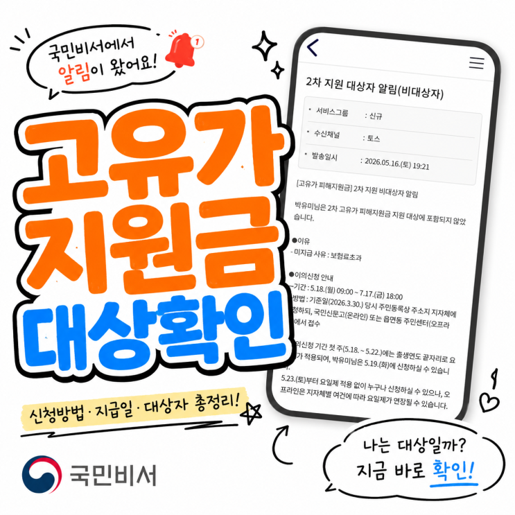  고유가 지원금 나도 받을 수 있을까? 건강보험료 기준·제외 대상·신청 방법 한눈에 보기