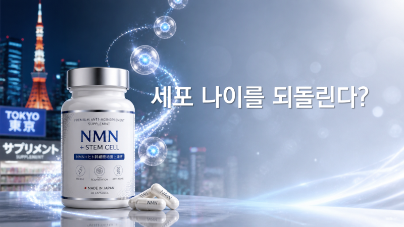 "세포 나이를 되돌린다?" 일본에서 마주한 NMN 열풍의 정체